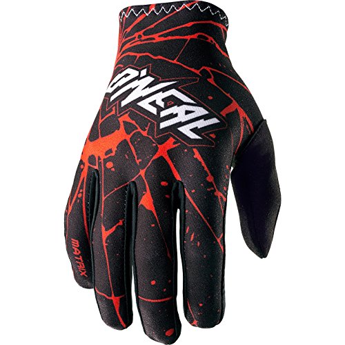 O'Neal Matrix Handschuhe Enigma Schwarz Rot MX MTB DH Motocross Enduro Offroad, 0388M-3, Größe M von O'NEAL