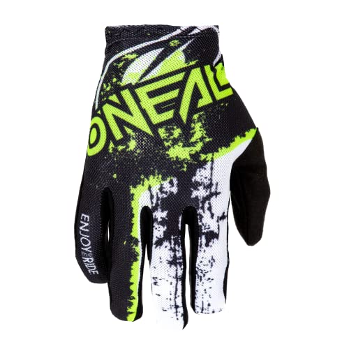 O'NEAL | Fahrrad- & Motocross-Handschuhe | MX MTB DH FR Downhill Freeride | Langlebige, flexible Materialien, belüftete Handoberseite | Matrix Glove Impact | Erwachsene | Schwarz Neon-Gelb | Größe XXL von O'NEAL