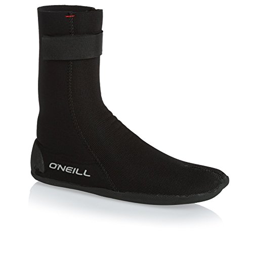 O';Neill Heat Ninja 3mm Split Toe Neoprenanzug Stiefel Stiefel Schwarz - Unisex - Anti-Flush Schienbeinriemen. 3mm von O'Neill