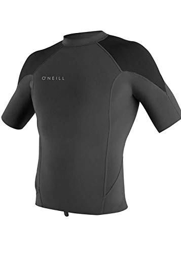 O';Neill Mens Reactor II 1 mm Neoprenanzug Kurzarmshirt Graphit Schwarz Cool Grey von O'Neill