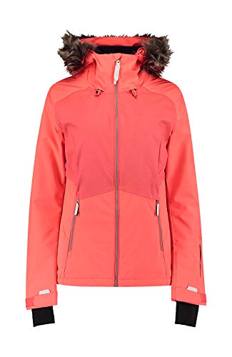 O'Neill Damen Halite Jacket Snow, Fiery Coral, S von O'Neill