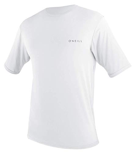 O'Neill Herren Basic Skins UPF 30 + Short Sleeve Sun Shirt, Weiß, XX-Large von O'Neill