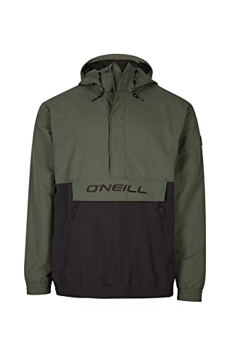O'NEILL Herren Modernist Jacket Jacke, 26011 Grün Multi Stripe, Medium-Länge von O'Neill