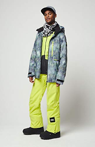 O'Neill Herren PM Diabase Jackets Snow, Green AOP, S von O'Neill