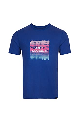 O'NEILL Herren Tees Kurzärmeliges T-Shirt mit Cube-Motiv Unterhemd, 15013 Surf The Web Blau, L/XL von O'Neill