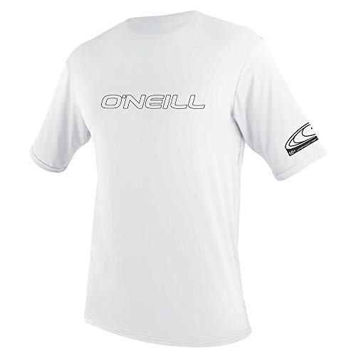 O'Neill Jungen Youth Basic Skins Short Sleeve Sun Shirt, White, 10 von O'Neill