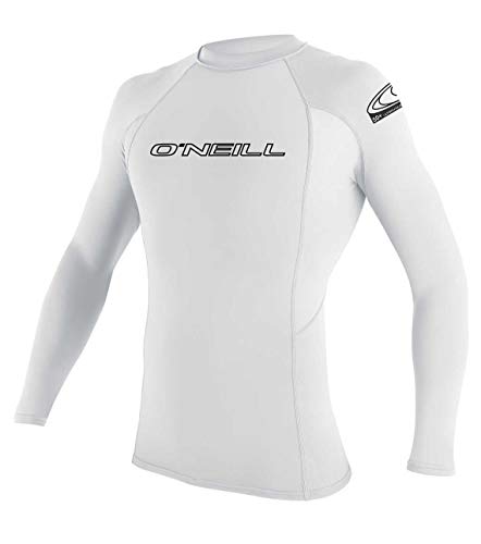 O'Neill Jungen Youth Basic Skins Long Sleeve Rash Guard Shirt, White, 8 von O'Neill