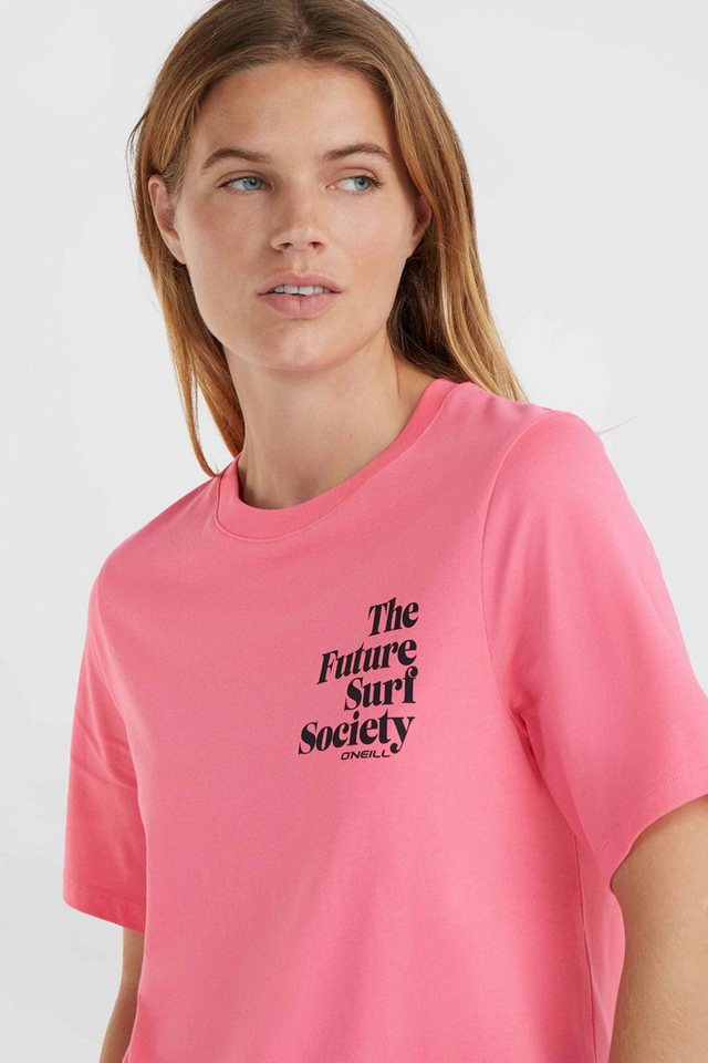 O'Neill T-Shirt O´NEILL T-Shirt Futur Surf Society Pink von O'Neill
