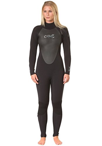 O'Neill Wetsuits Damen Neoprenanzug Epic 5/4 mm Full Wetsuit, Black, 8T von O'Neill