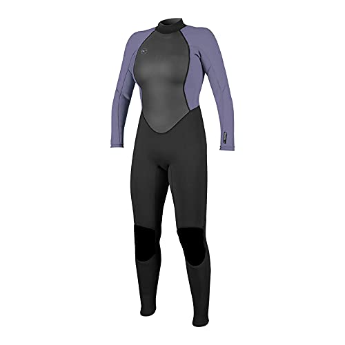 O'Neill Wetsuits Damen Reactor II 3/2mm Back Zip Full Wetsuit Neoprenanzug, Black/Mist, 6 von O'Neill