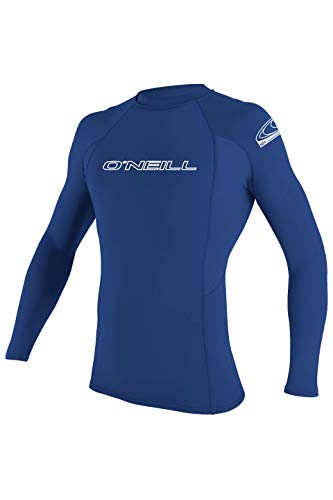 O'Neill Wetsuits Herren Basic Skins 50+ L/S Rash Guard, Pacific, M von O'Neill