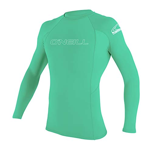 O'Neill Youth Basic Skins L/S Rash Guard - Light Aqua, 8 von O'Neill