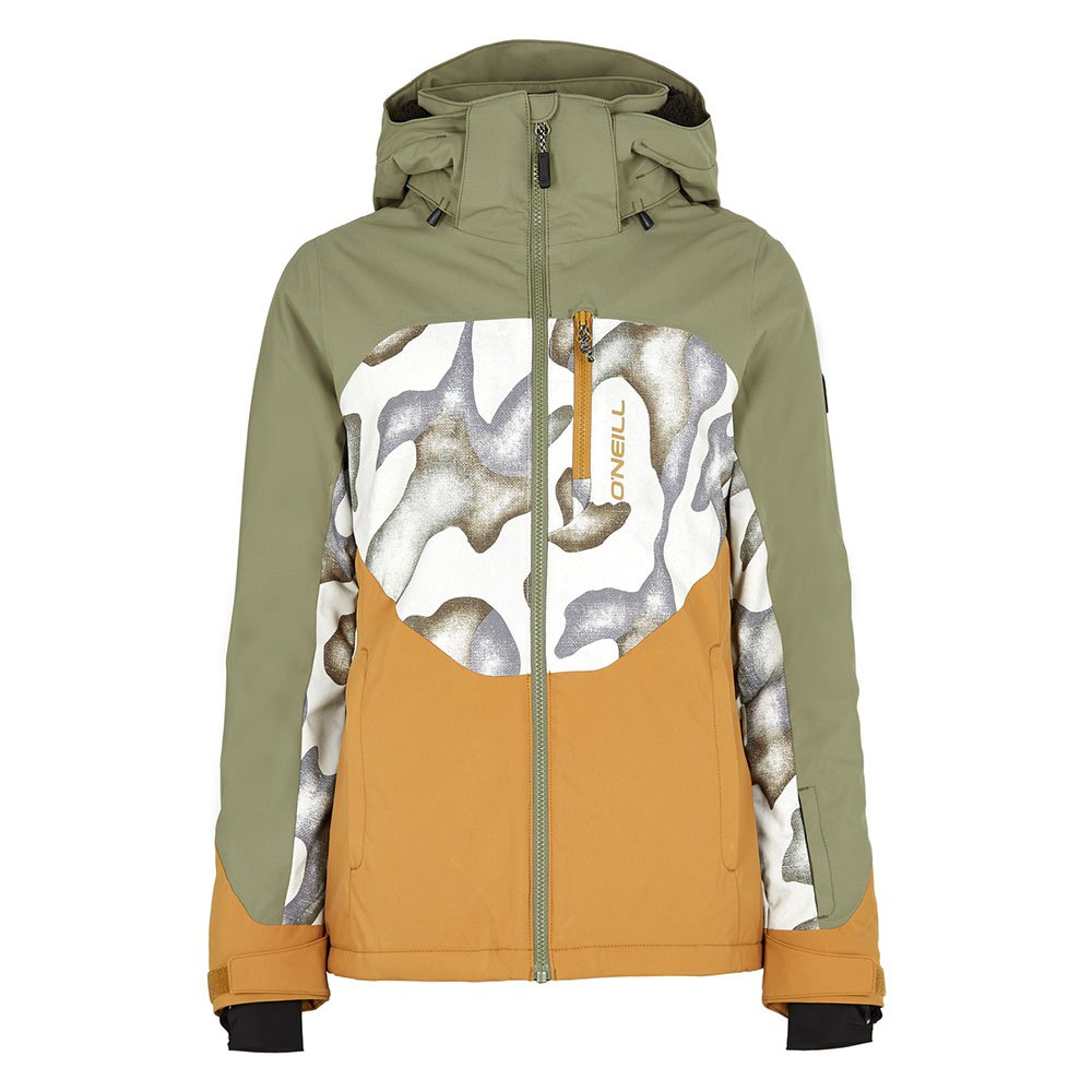 O´neill Carbonite Jacket Beige,Grün XS Frau von O´neill