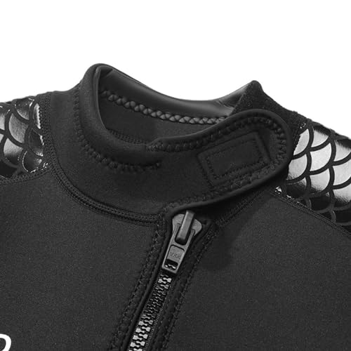 3mm Shorty Wetsuit Frauen Und Männer- Neopren Tauchanzüge Front Zip Full Body Dive Skin Rash Guard Zum Tauchen Schnorcheln Surfen Schwimmen (Color : Man, Size : 3XL) von OAKBEEN