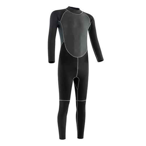 Herren 3mm Lang Wetsuit Womens, Ganzkörper-Tauchanzug Back Zip Wetsuit Zum Tauchen Schnorcheln Surfen Schwimmen (Color : 3MM, Size : 3XL) von OAKBEEN