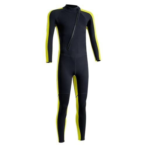 Neoprenanzüge Für Männer, 2MM Neopren Neoprenanzug Front Zip In Kaltem Wasser Zum Surfen Schwimmen Tauchen (Color : 2MM, Size : L) von OAKBEEN