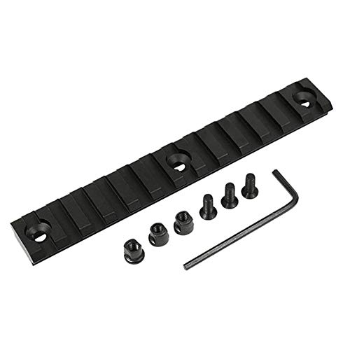 OAREA 13 Slots Aluminium Picatinny Weaver Rail Extend Jagd Aluminium Keymod Zielfernrohrmontage Jagd Gun Zubehör von OAREA