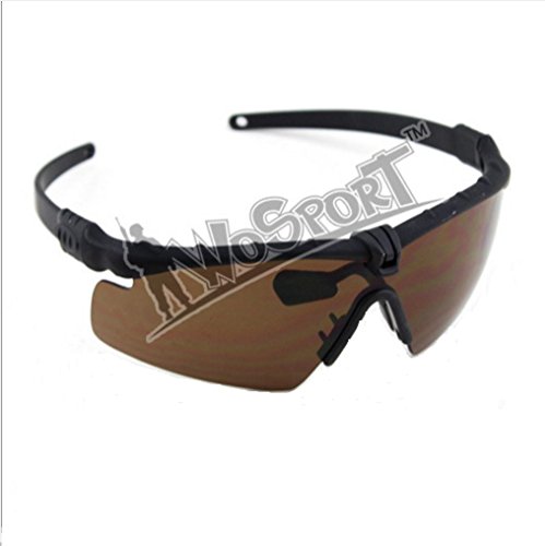 OAREA Airsoft Goggles Tactical Army Brillen Skibrille mit Helm für Wargame Motorrad Paintball CS Shooting Outdoor von OAREA
