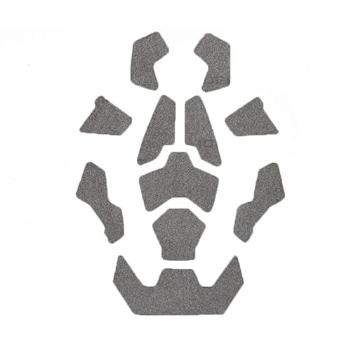 OAREA Helm-Patches Haken und Schleifen Befestigungselement Klebrig 11pcs / Set High-Cut-Klettverschluss for SCHNELL Helme Magic Sticker Taktisches Zubehör (Color : HL-ACC-54-G) von OAREA