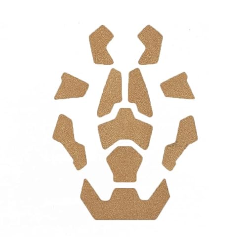OAREA Helm-Patches Haken und Schleifen Befestigungselement Klebrig 11pcs / Set High-Cut-Klettverschluss for SCHNELL Helme Magic Sticker Taktisches Zubehör (Color : HL-ACC-54-T) von OAREA