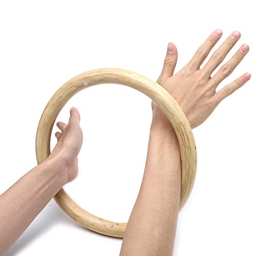 OAREA Kung Fu Ring für Handgelenk Krafttraining Traditionelle Kampfkunst Holzpuppe Wing Chun Rattan Ring von OAREA