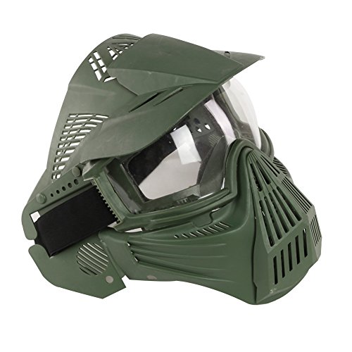 OAREA Schießen Jagd Paintball Zubehör Masken Ghost Tactical Outdoor Militär CS Wargame Schutz Shading Grid Gesichtsmaske von OAREA