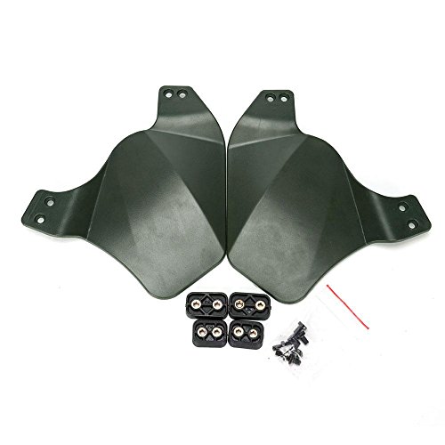 OAREA Seitenabdeckung für schnelle Helmschiene Airsoft militärische Taktische Helm Zubehör weichen Gummi Material Zwei Gehörschutz umfasst von OAREA