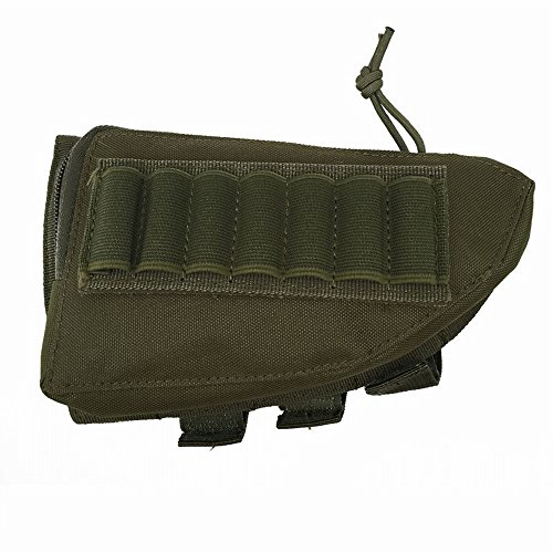 Tactical Buttstock Shotgun Rifle Lagermunition Portable Beutel Shell Cartridge Halter Beutel Halter Cheek Nylon Pad Paket von OAREA