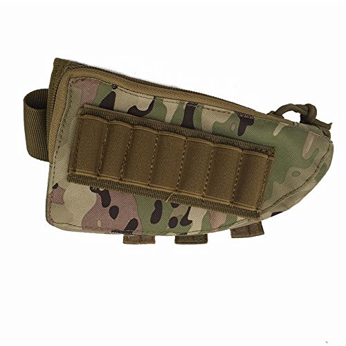 OAREA Tactical Buttstock Shotgun Rifle Lagermunition Portable Beutel Shell Cartridge Halter Beutel Halter Cheek Nylon Pad Paket von OAREA