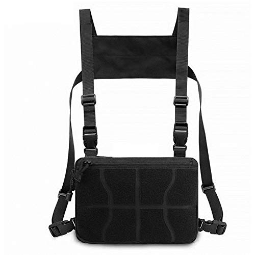 OAREA Tactical Chest Bag 1000D Detachable Military Vest EDC Molle Pouch Front Pack Combat Games Outdoor Hunting Bags von OAREA