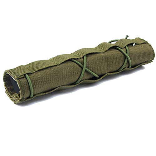 OAREA Tactical Hunting Airsoft 22 cm / 8,7 Zoll Schalldämpfer-Unterdrücker Mirage Heat Cover Shield Sleeve Shooting Schalldämpfer Baffler Protector Mutlicam von OAREA