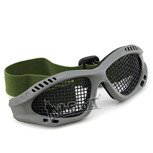 OAREA Taktische Skibrille Sonnenbrille Outdoor Schutz Mit Metall Stahl Mesh für CS Krieg Spiel Airsoft Paintball Sicherheit Brillen von OAREA