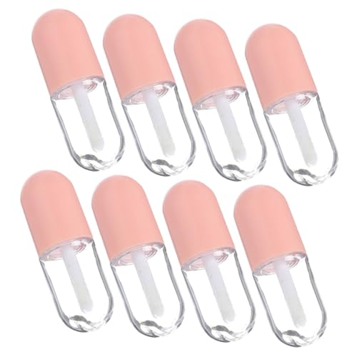 OATIPHO 8 Stück Teiliges Transparente Lippenpflegestift Behälter aus Langlebigem Kunststoff und Polypropylen Leere Lipgloss Röhrchen mit Glatter Oberfläche Wiederverwendbar für Make up von OATIPHO