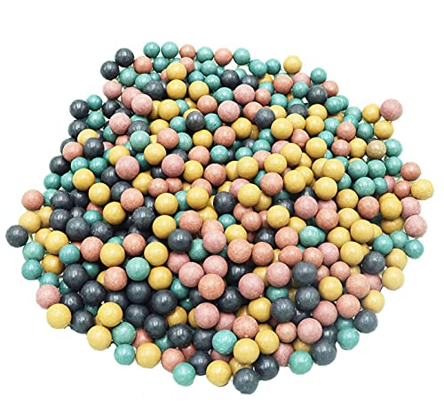 OBTOUTDOOR 9mm Schleuder Munition Harte Ton Schleuder Munition Kugeln Biologisch Abbaubar Schleuder Munitionskugeln Sicherheit Schlammpille Katapult (300pcs) von OBTOUTDOOR