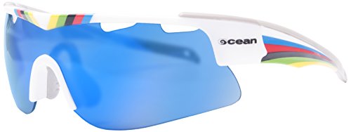 OCEAN SUNGLASSES - Alpine - lunettes de soleil - Monture : Vert - Verres : Revo Bleu (93000.0) von OCEAN SUNGLASSES