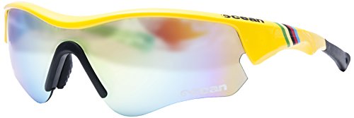 OCEAN SUNGLASSES - Iron - lunettes de soleil - Monture : Jaune LaquÃBlackroll - Verres : Revo Jaune (94000.7) von OCEAN SUNGLASSES