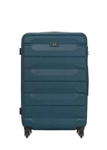 OCHNIK Großer Koffer| Hartschalenkoffer | Farbe: Grün | 76x49x29 cm | Größe: L | Reise-Koffer mit 4 Rollen | Langlebig | Mit ABS | Numerische Sperre | Fassungsvermögen 94L von OCHNIK
