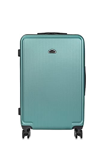 OCHNIK Großer Koffer | Hartschalenkoffer | Material: ABS | Farbe: Türkis | Größe: L | Maße: 74x47x29 cm | Volumen: 85 Liter | 4 Rollen | Hohe Qualität von OCHNIK