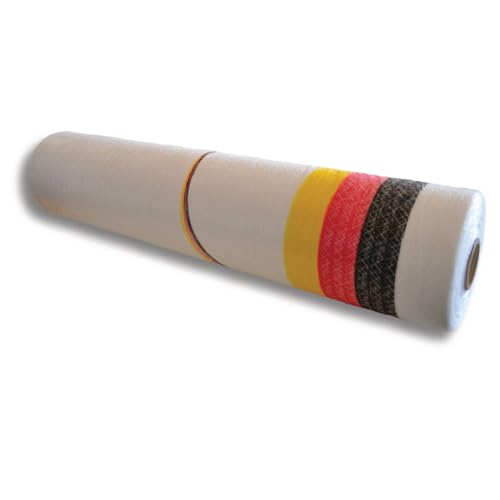 OCTAnet Germany Wickelnetz für Rundballen | 1,23 x 3000 m | UV-beständig und reißfest | Brennholznetz | Rundballennetz | Heunetz | Pressennetz | Fußball | Weltmeister von OCTAnet