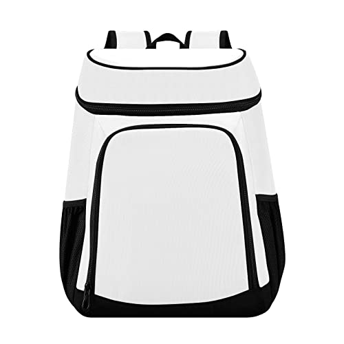 Weiße Kühlrucksäcke Tragbare Kleine Kühlrucksäcke Lunch-Rucksack für Männer Frauen von ODAWA