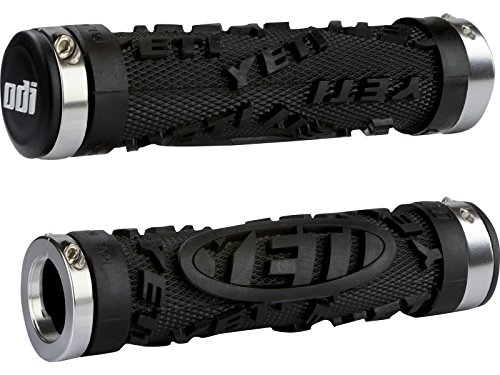 ODI 31515 Griffe MTB Bonus Pack Yeti Hardcore, Schwarz-Silber, 130 mm, D30YHB-S von ODI