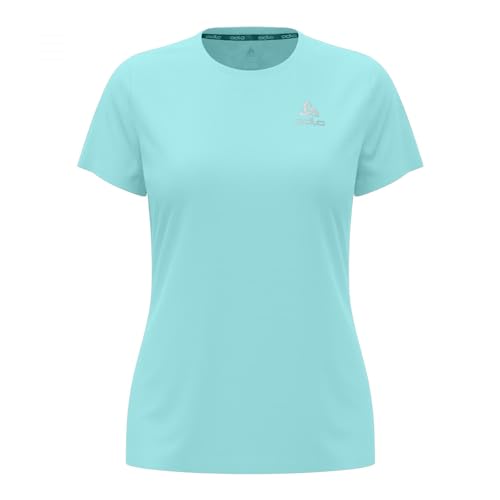 ODLO Laufshirt Damen Kurzarm Essential Flyer I Sport Shirt I Sport Oberteil I Fitness Shirt von Odlo