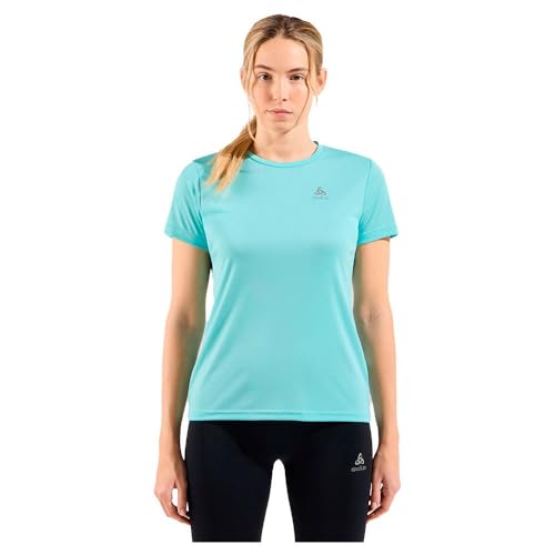 ODLO Laufshirt Damen Kurzarm Essential Flyer I Sport Shirt I Sport Oberteil I Fitness Shirt von Odlo