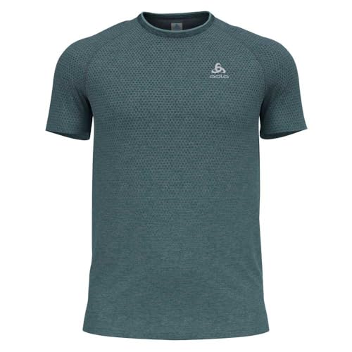 ODLO Herren Essentials Seamless Laufshirt Shirt, Arctic Melange, XL EU von Odlo