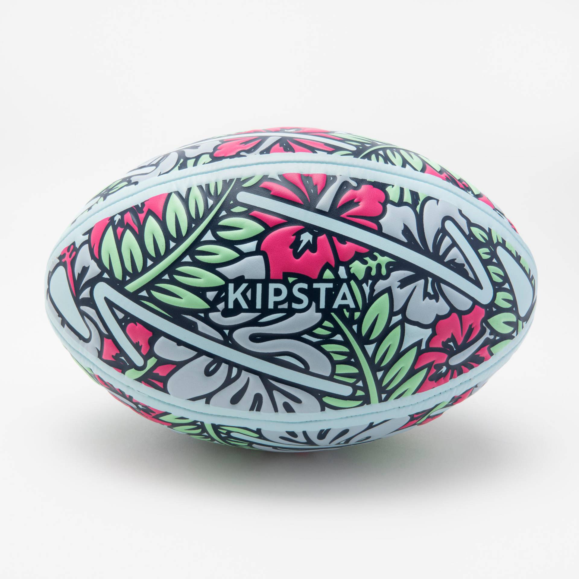 Beach Rugby Ball Grösse 3 - Tiki grün/rosa von OFFLOAD