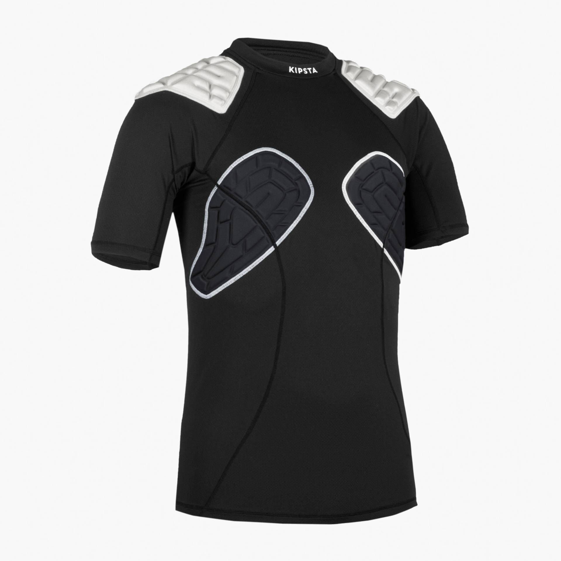 Damen Rugby Schulterschutz - R500 schwarz/weiss von OFFLOAD