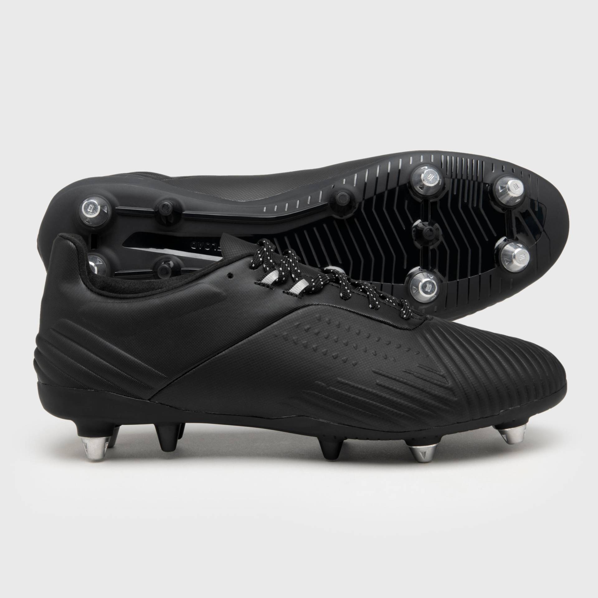 Herren Rugby Schuhe Hybrid SG - Advance R500 schwarz von OFFLOAD