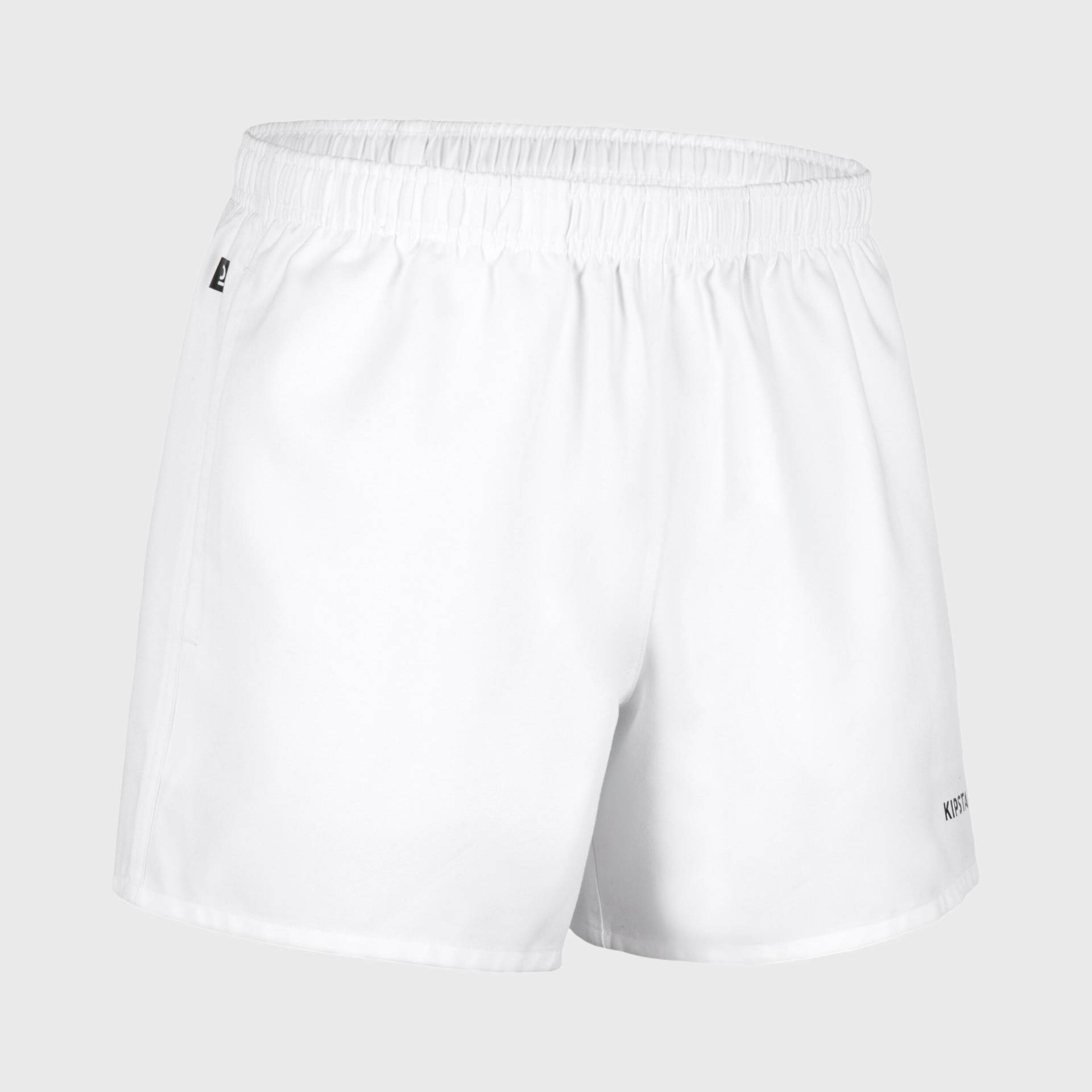 Damen/Herren Rugby Shorts mit Taschen - R100 weiss von OFFLOAD