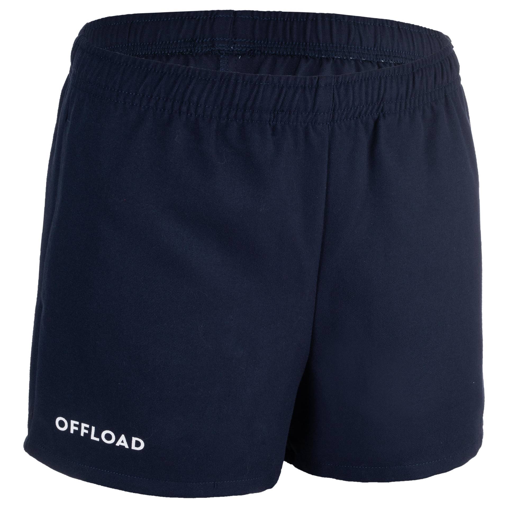 Kinder Rugby Shorts mit Hosentaschen - R100 blau von OFFLOAD