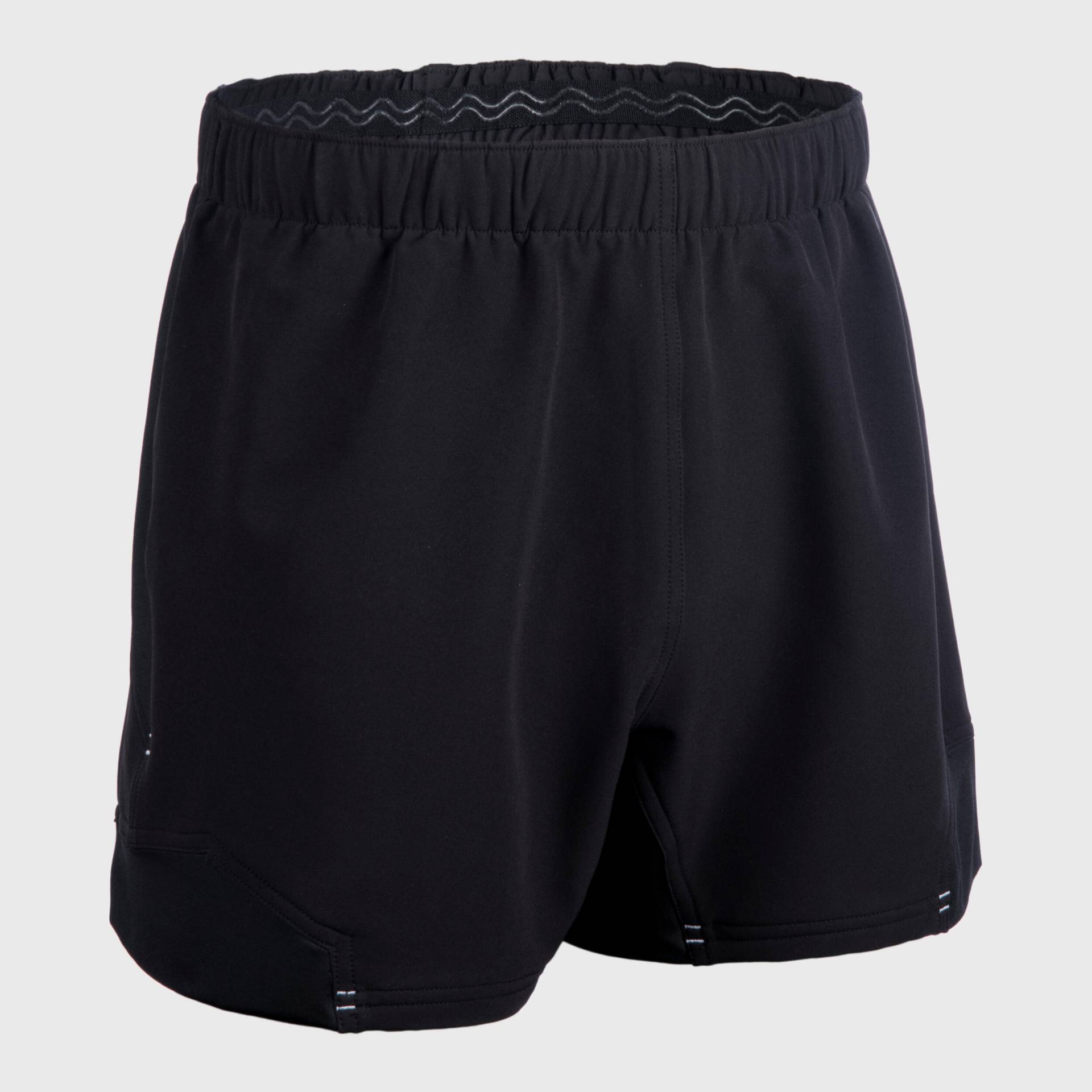 Rugbyshorts R900 Herren schwarz von OFFLOAD